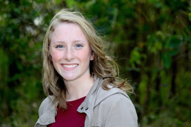Emma Cox, female athlete, Belmond-Klemme